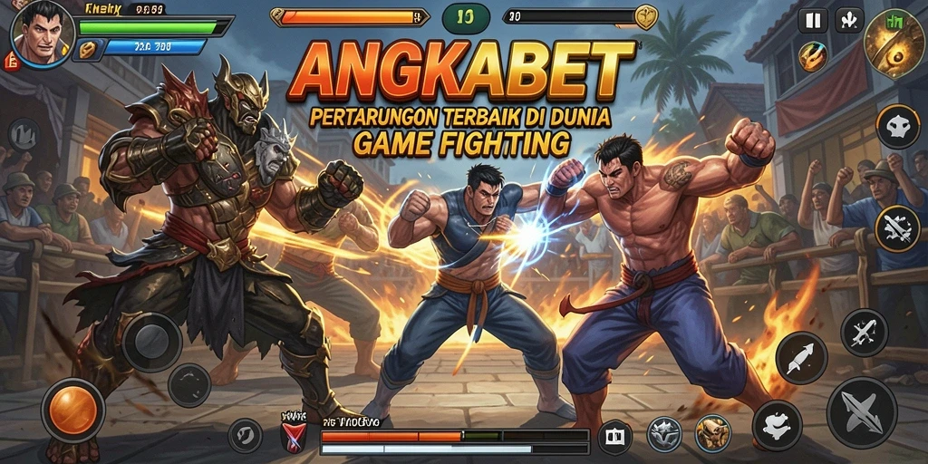 Gambar gameplay pertarungan seru di ANGKABET.