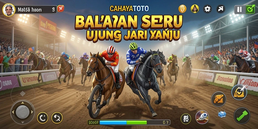 Tampilan seru dari gameplay CAHAYATOTO yang menantang.
