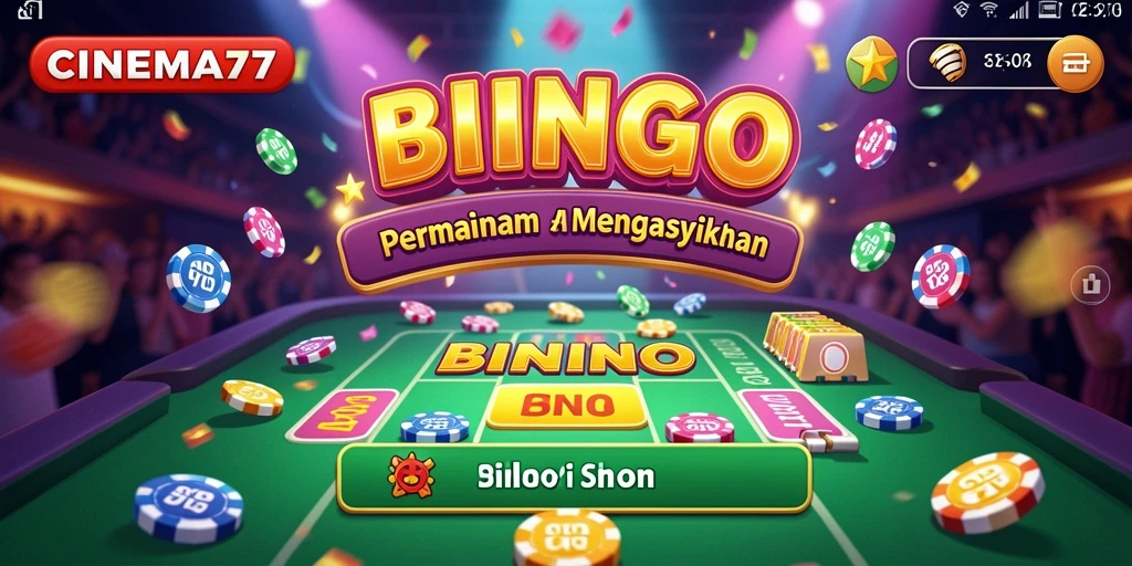 Tangkapan layar gameplay Bingo yang menarik di CINEMA77.