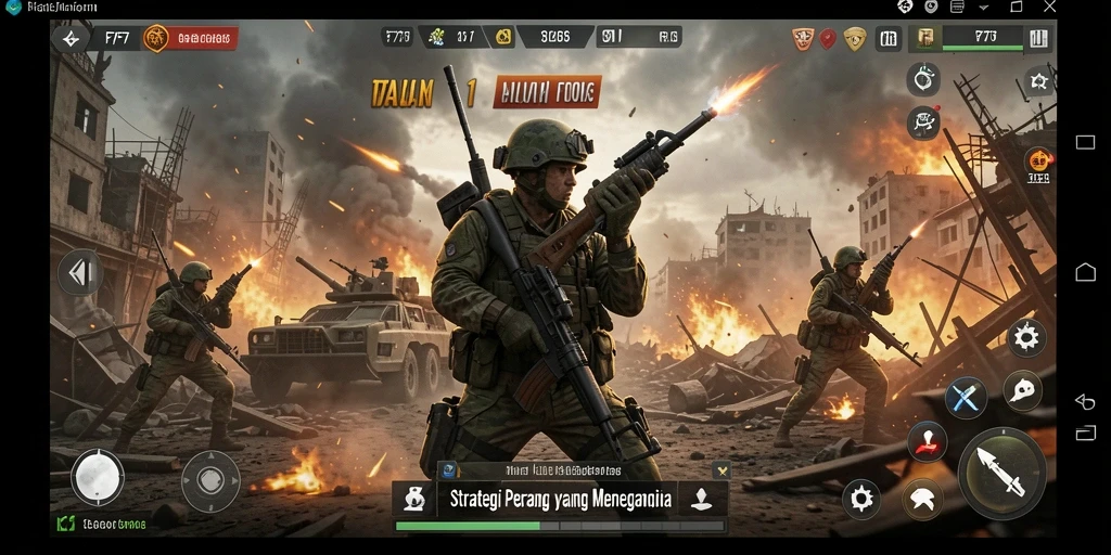 Gameplay seru dan strategi menegangkan dalam F7F7.