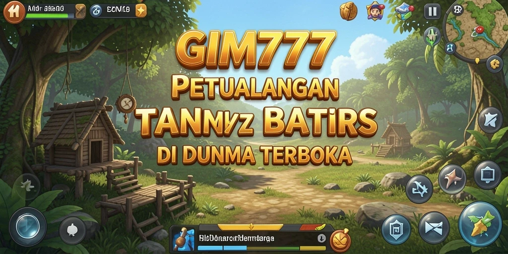 Tampilan gameplay GIM777 yang mendebarkan di dunia terbuka.