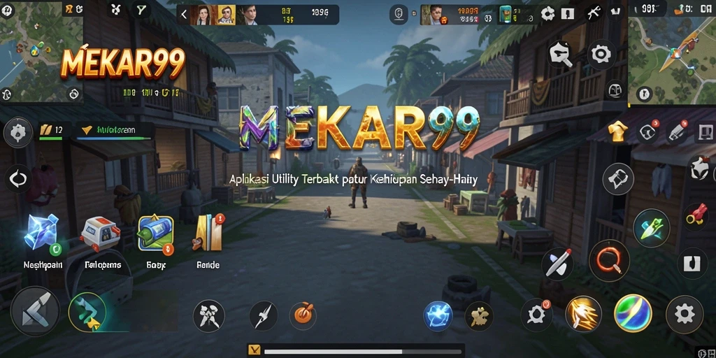 Tampilan utama MEKAR99 dengan fitur pengingat yang mudah digunakan.