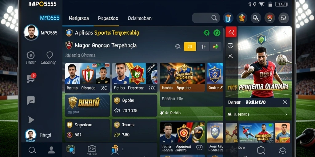Tampilan gameplay menarik dan interaktif di MPO555.