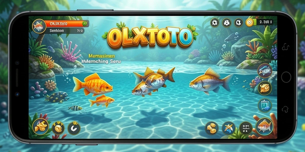 Tampilan menarik dalam permainan memancing OLXTOTO yang seru.